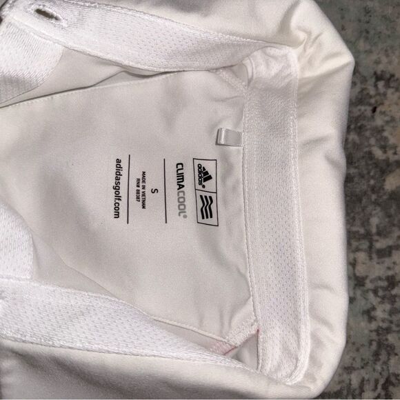 Adidas White ClimaCool Polo Shirt - Picture 2 of 6